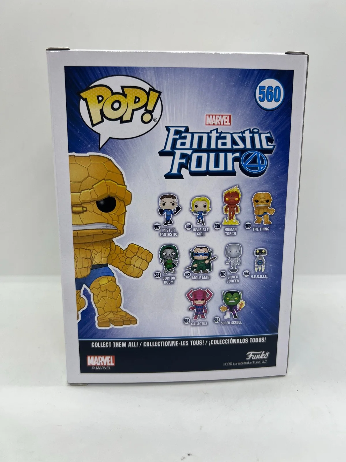 Michael Chiklis Signed The Thing Funko Pop Fantastic Four #560 ACOA, image 3