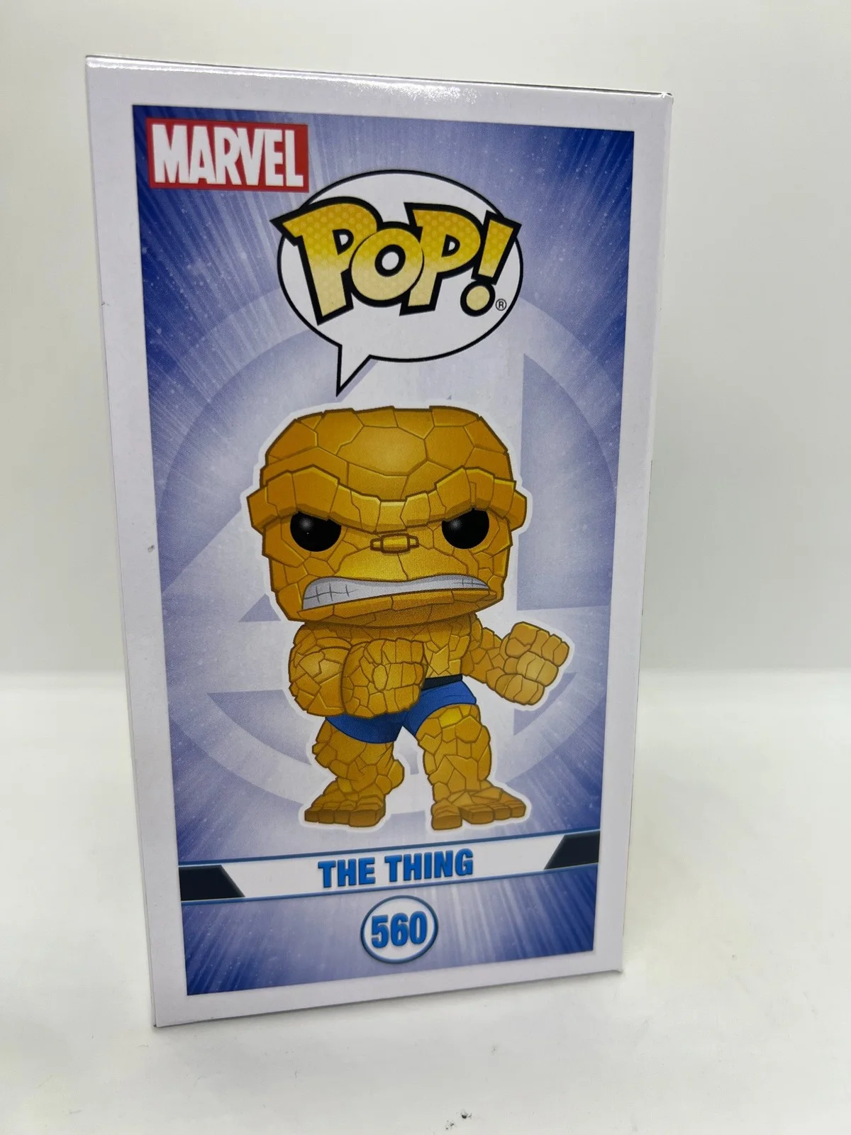 Michael Chiklis Signed The Thing Funko Pop Fantastic Four #560 ACOA, image 4