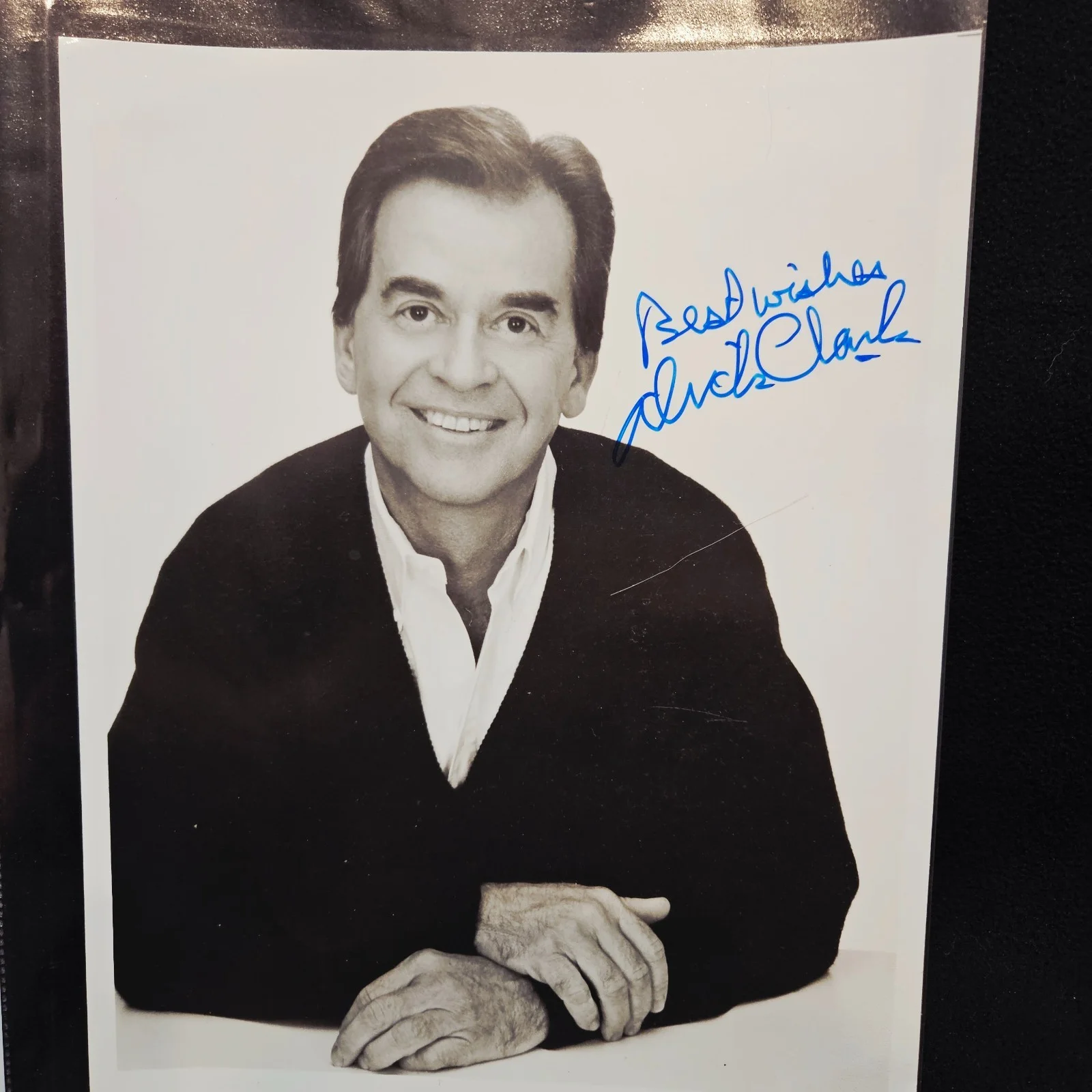 Dick Clark — Dick ClarkPersonally autographed photo 8 x 10 " black and white