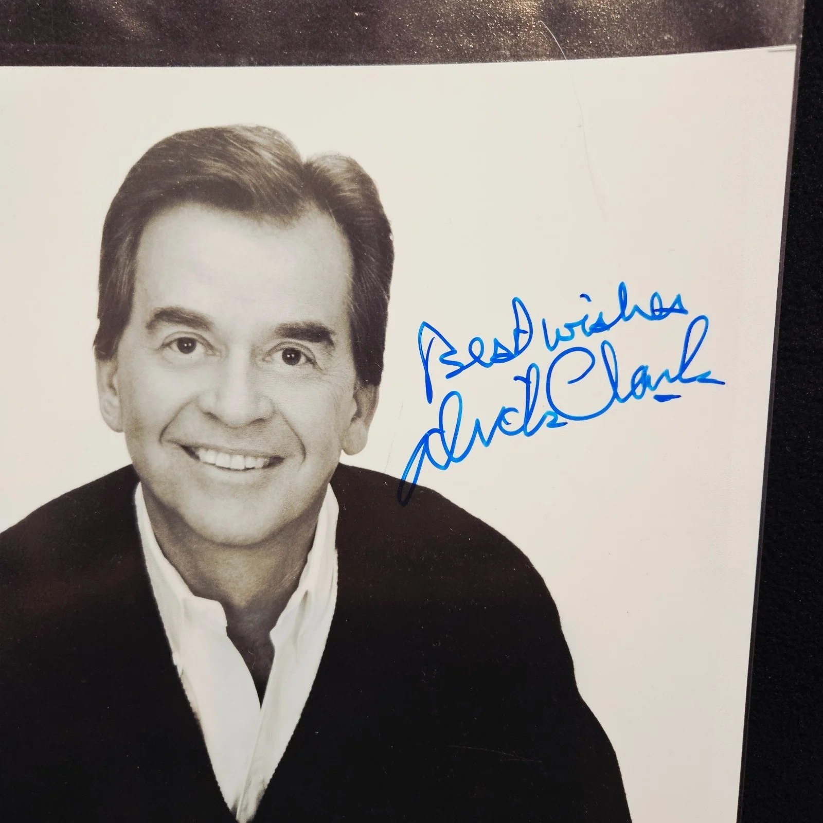 Dick Clark — Dick ClarkPersonally autographed photo 8 x 10 " black and white, image 2