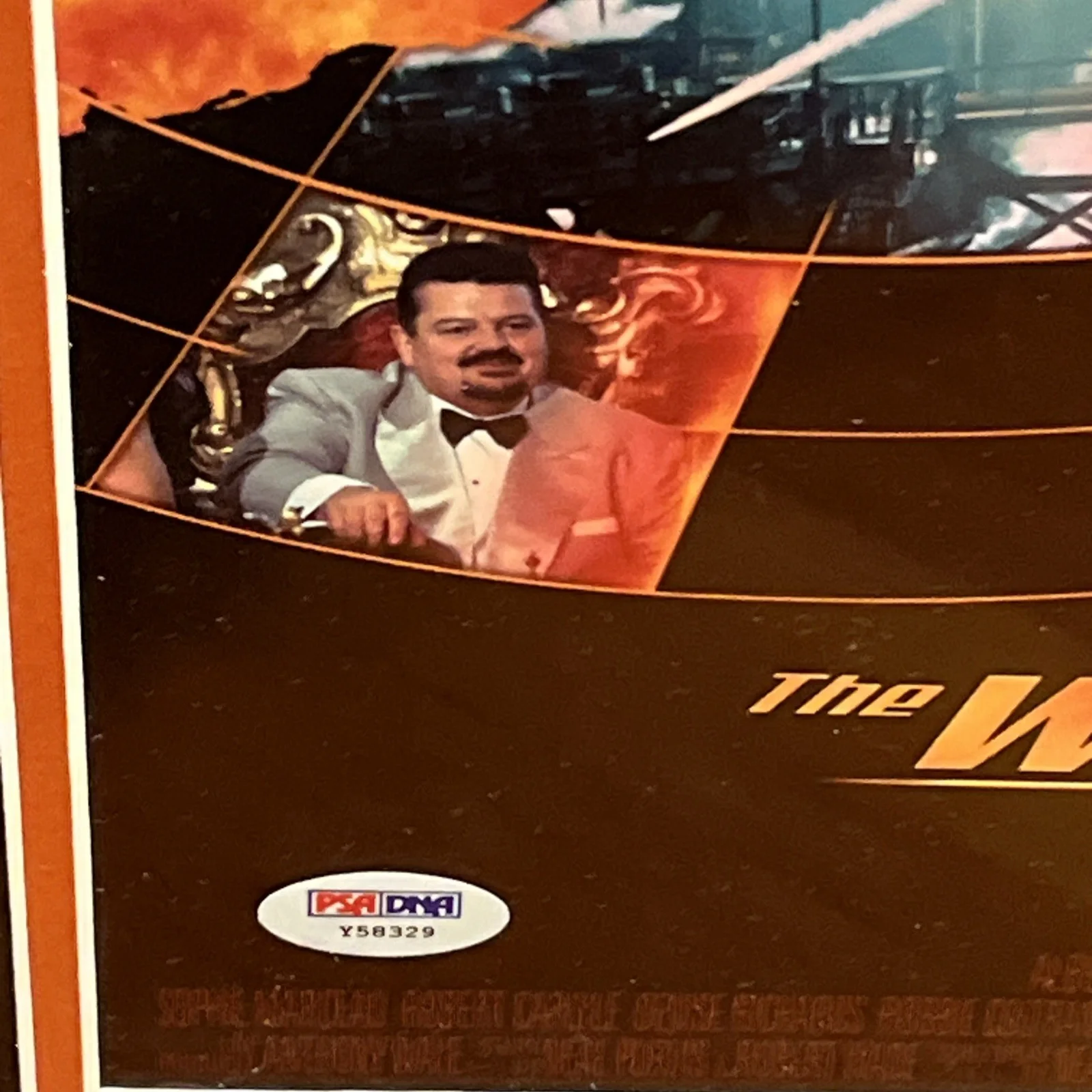 Pierce Brosnan — Pierce Brosnan 007 signed Framed Poster PSA Rare James Bond ￼, image 4