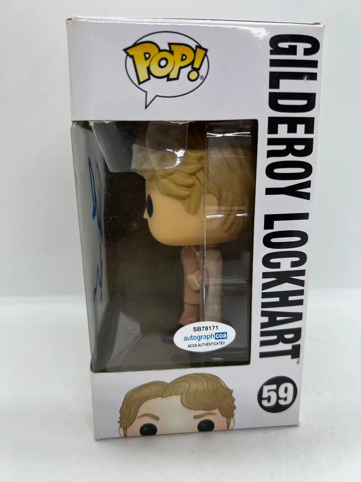 Kenneth Branagh Signed Gilderoy Lockhart Funko Pop Harry Potter #59 ACOA, image 2