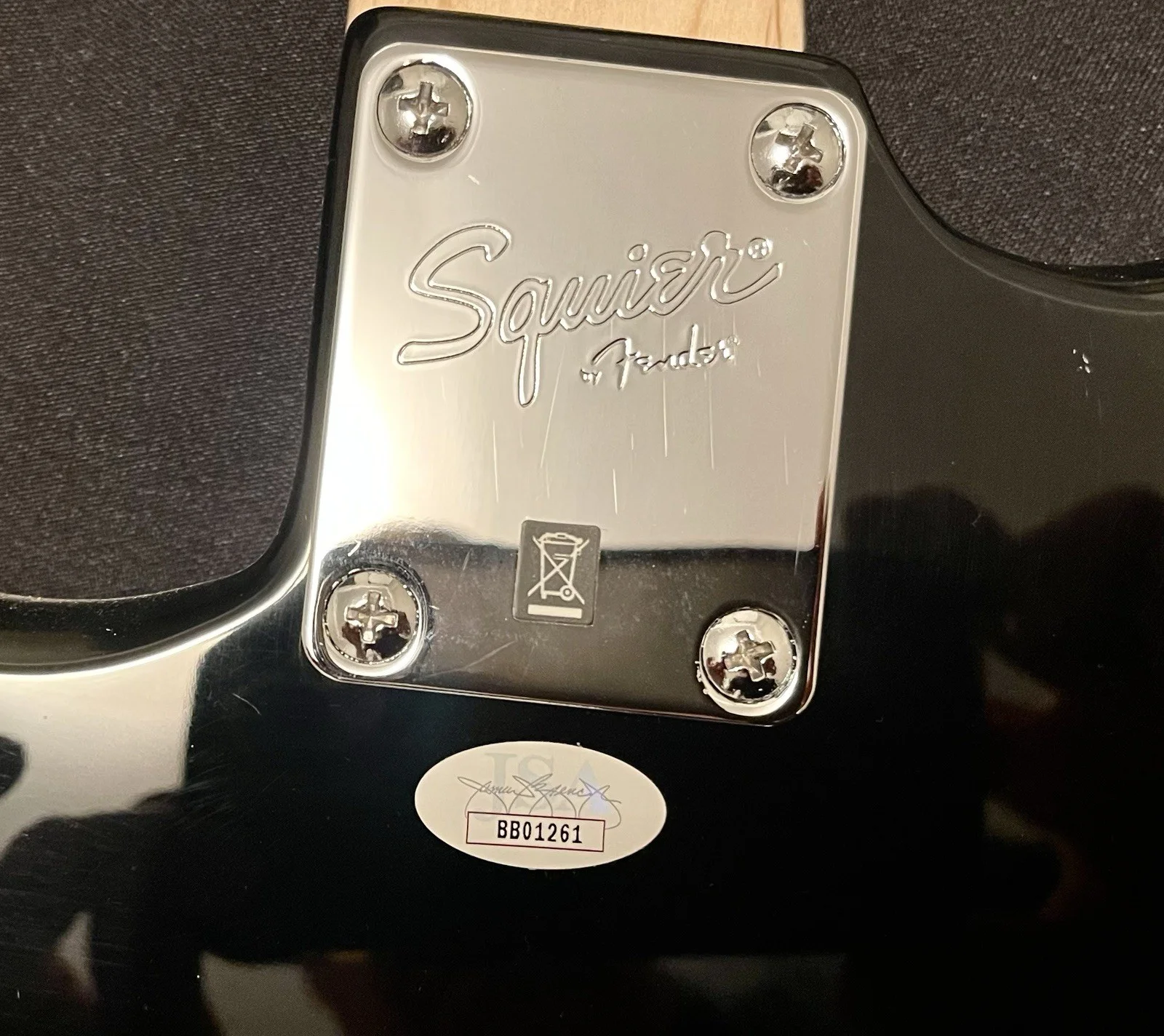 ￼Jon Bon Jovi Signed Guitar JSA Not Pick Guard ￼￼, image 3