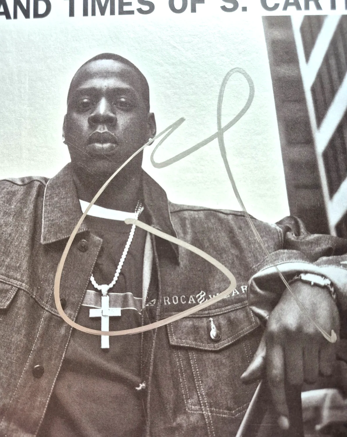 JAY-Z — JAY-Z SIGNED AUTOGRAPH LIFE AND TIMES OF SEAN CARTER VOL 3 ALBUM VINYL JSA COA, изображение 2