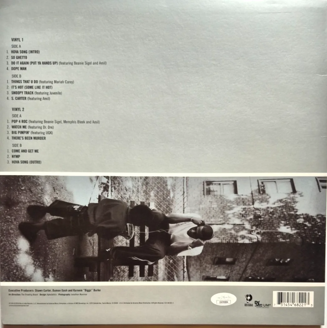 JAY-Z — JAY-Z SIGNED AUTOGRAPH LIFE AND TIMES OF SEAN CARTER VOL 3 ALBUM VINYL JSA COA, изображение 3
