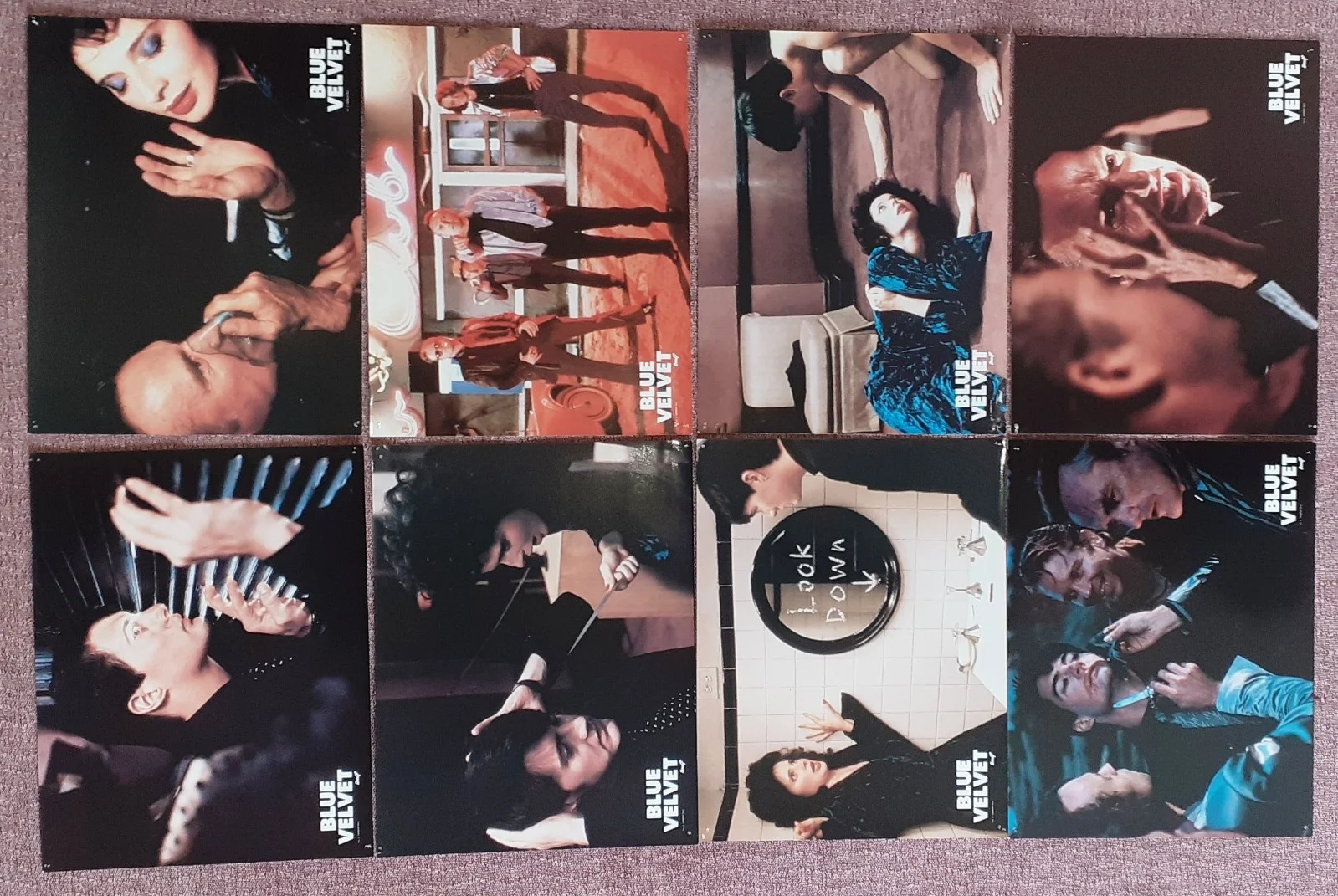 Blue Velvet Original Lobby Cards 1986 David Lynch 27 x 22 cm Set of 8, изображение 2