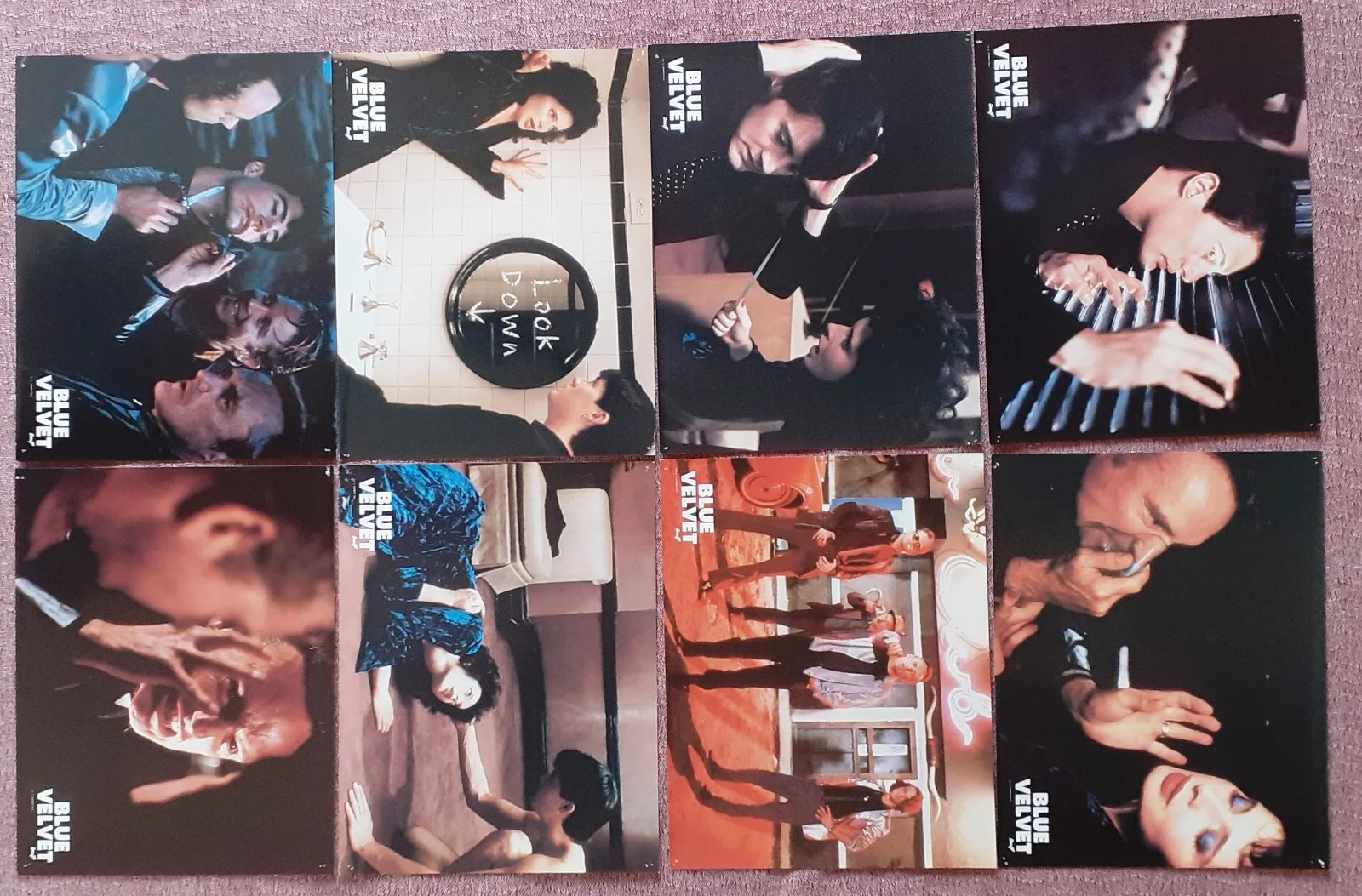 Blue Velvet Original Lobby Cards 1986 David Lynch 27 x 22 cm Set of 8, изображение 3