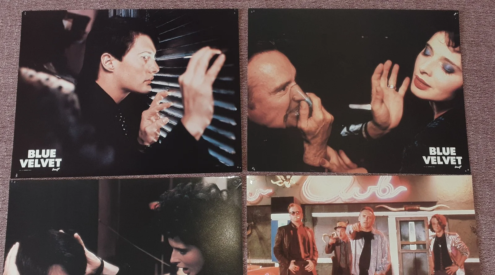 Blue Velvet Original Lobby Cards 1986 David Lynch 27 x 22 cm Set of 8, изображение 4