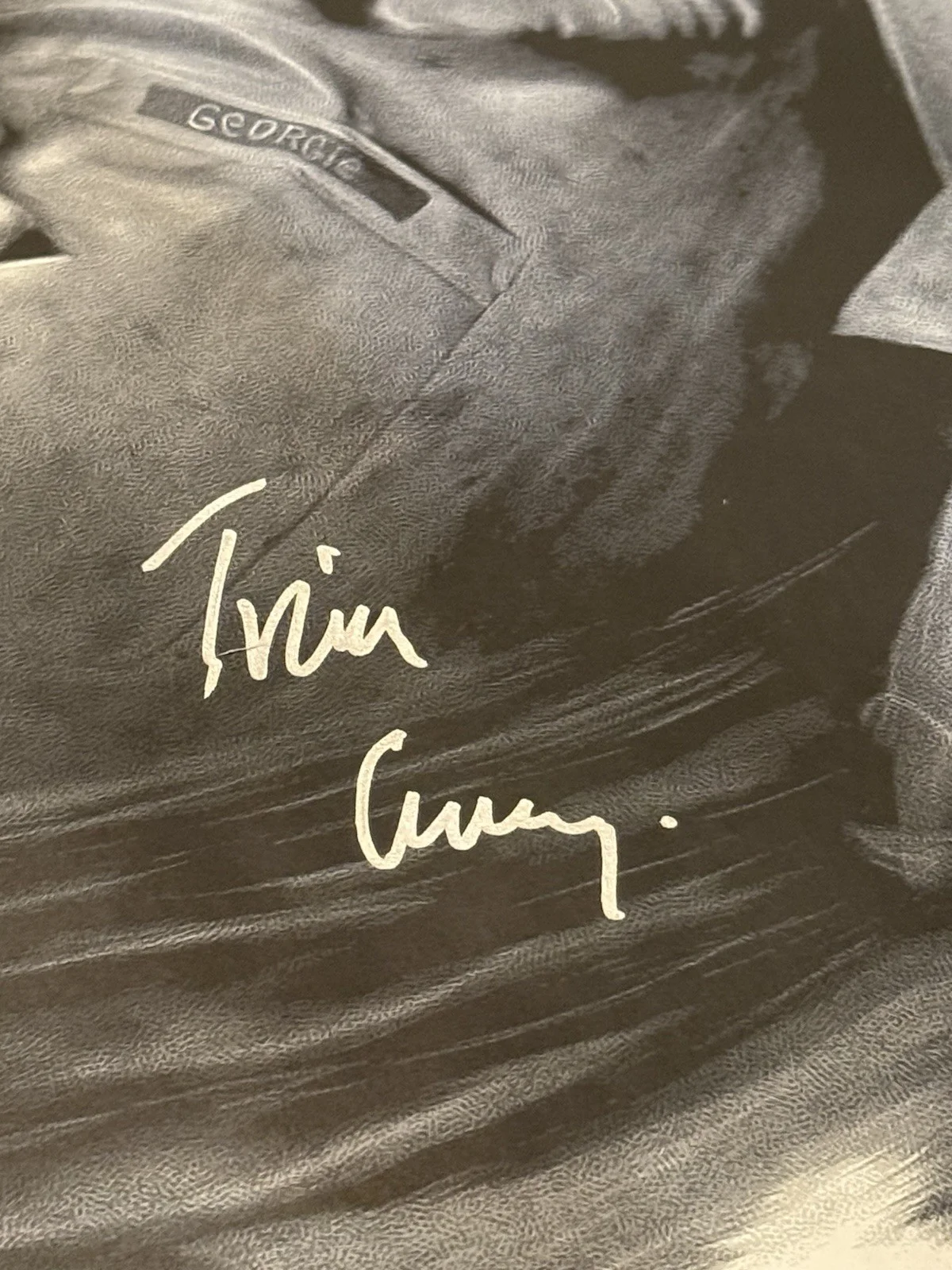 Tim Curry — TIM CURRY SIGNED IT PENNYWISE POSTER ART PRINT ELVIS IS DEAD LIMITED JSA, image 2