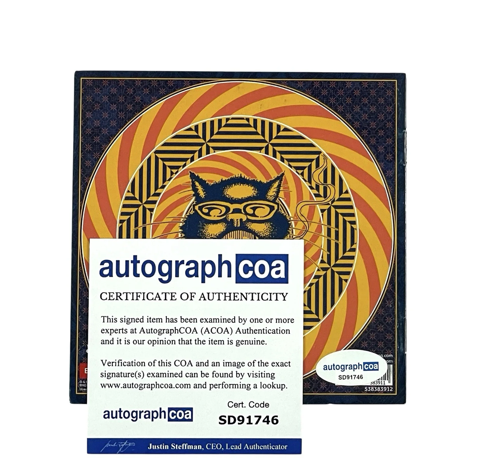 Blues Traveler Band Signed Hurry Up & Hang Around CD Booklet John Popper ACOA, изображение 3