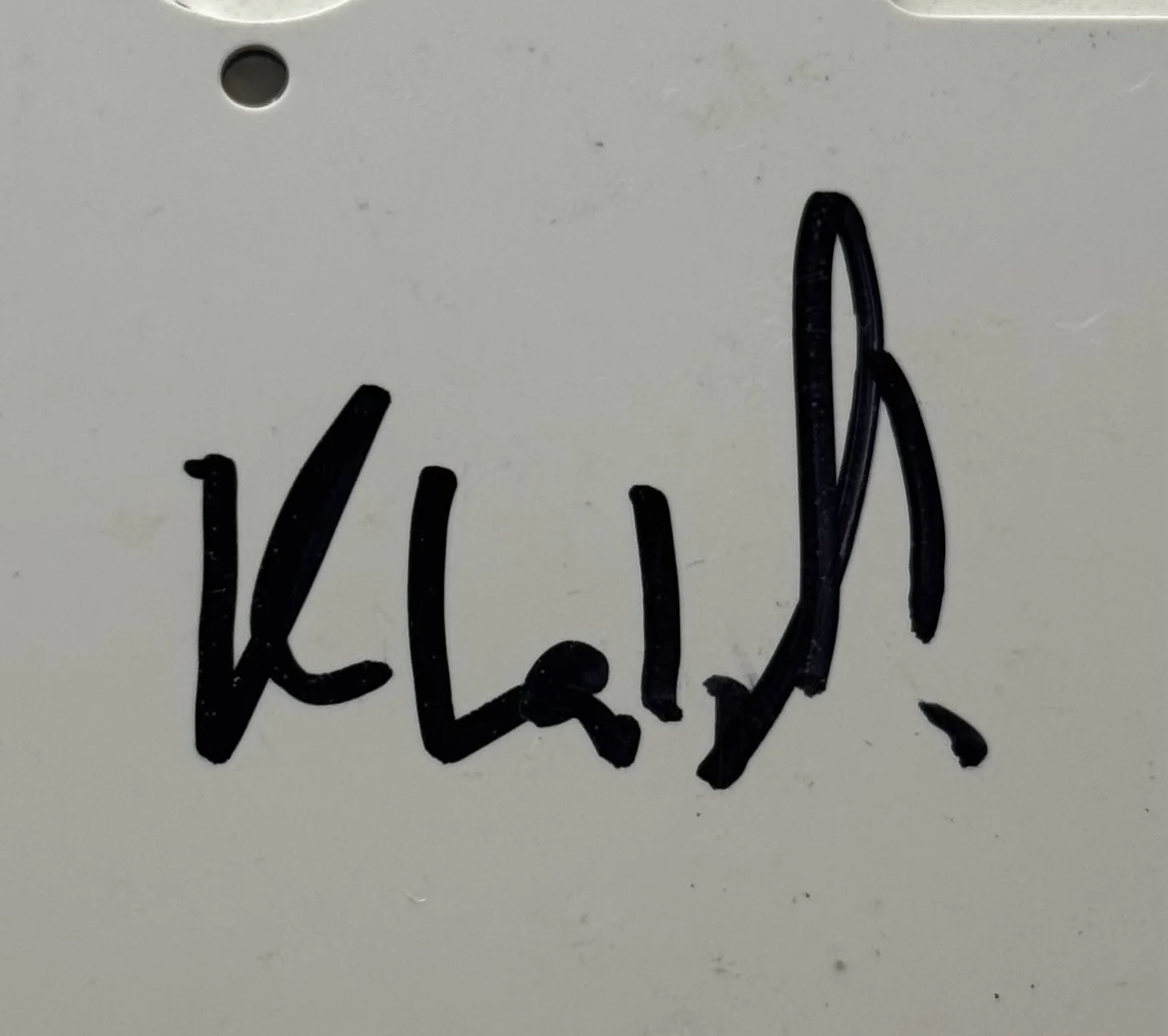 Khalid Autograph Signed Stratocaster Pickguard with Beckett COA, image 3
