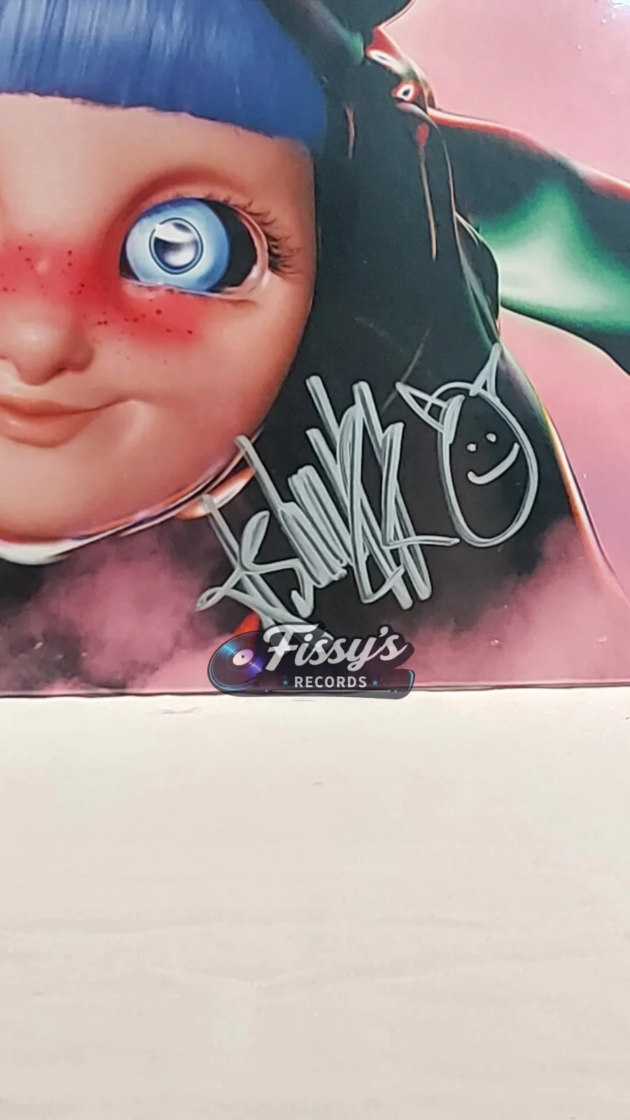 ASHNIKKO SIGNED DEMIDEVIL BLUE VINYL LP SEALED, image 4