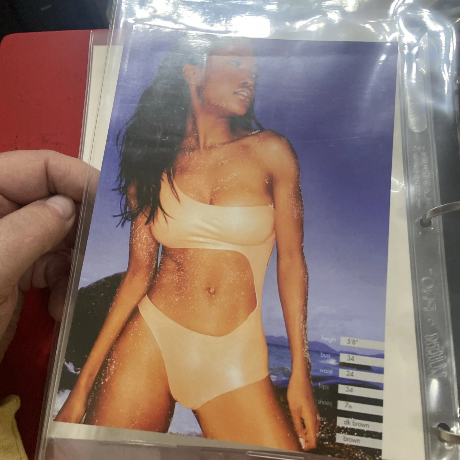 Mindy Robinson — Nichole Robinson autographed signed 8x6 photo Sexy Hot Model Swimsuit Elite, изображение 4