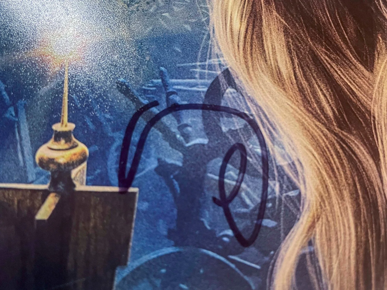 Elle Fanning — Elle Fanning Signed MALEFICENT Princess Aurora 8x10 Photo EXACT Proof RACC COA B, image 3