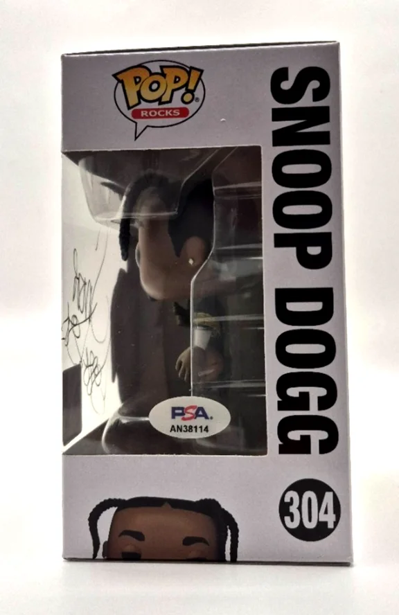 SNOOP DOGG SIGNED AUTOGRAPHED PITTSBURGH STEELERS LTD EDITION FUNKO POP PSA COA, изображение 3