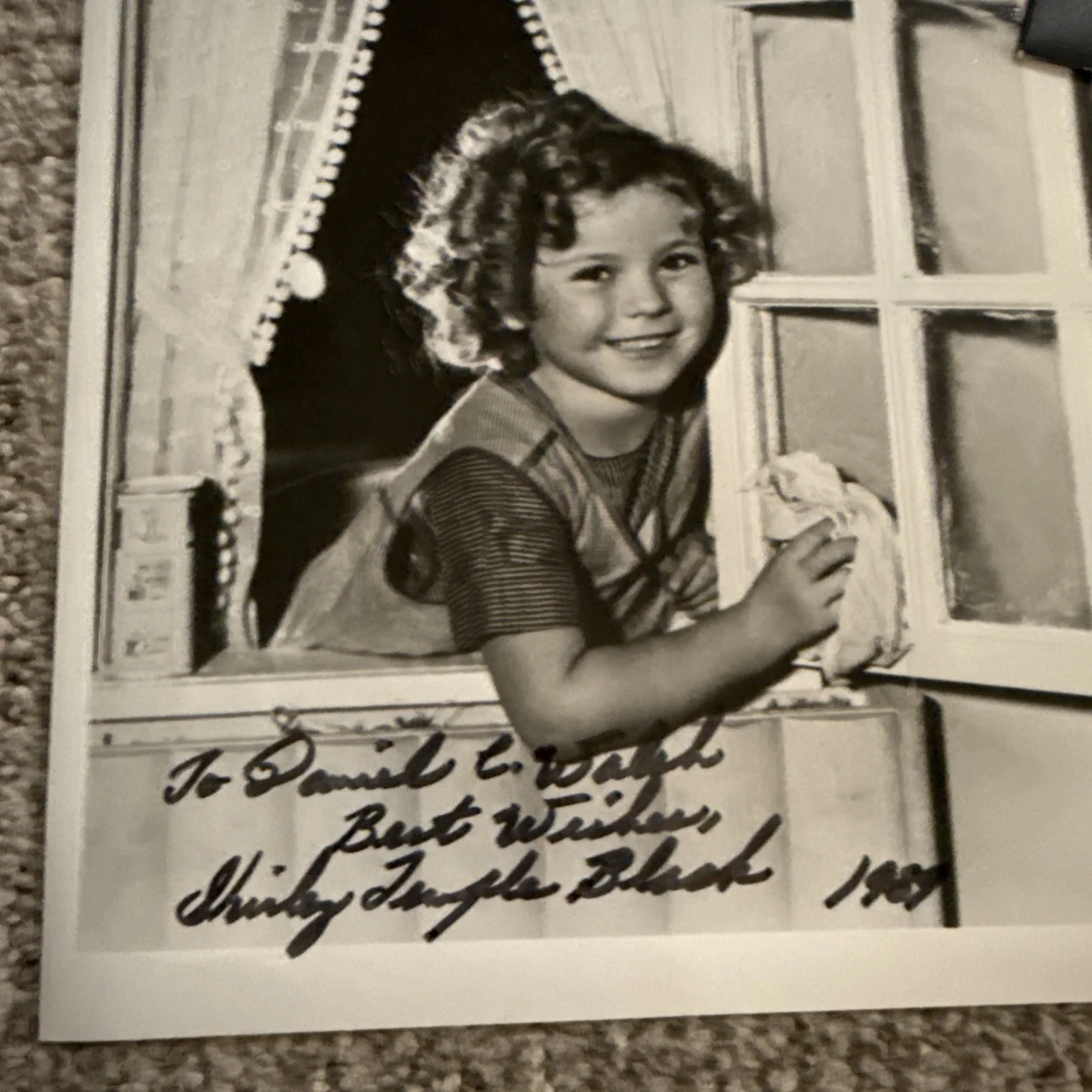 1989 Shirley Temple Bright Eyes 8x10 Hand Signed Photo Autograph JSA, изображение 4