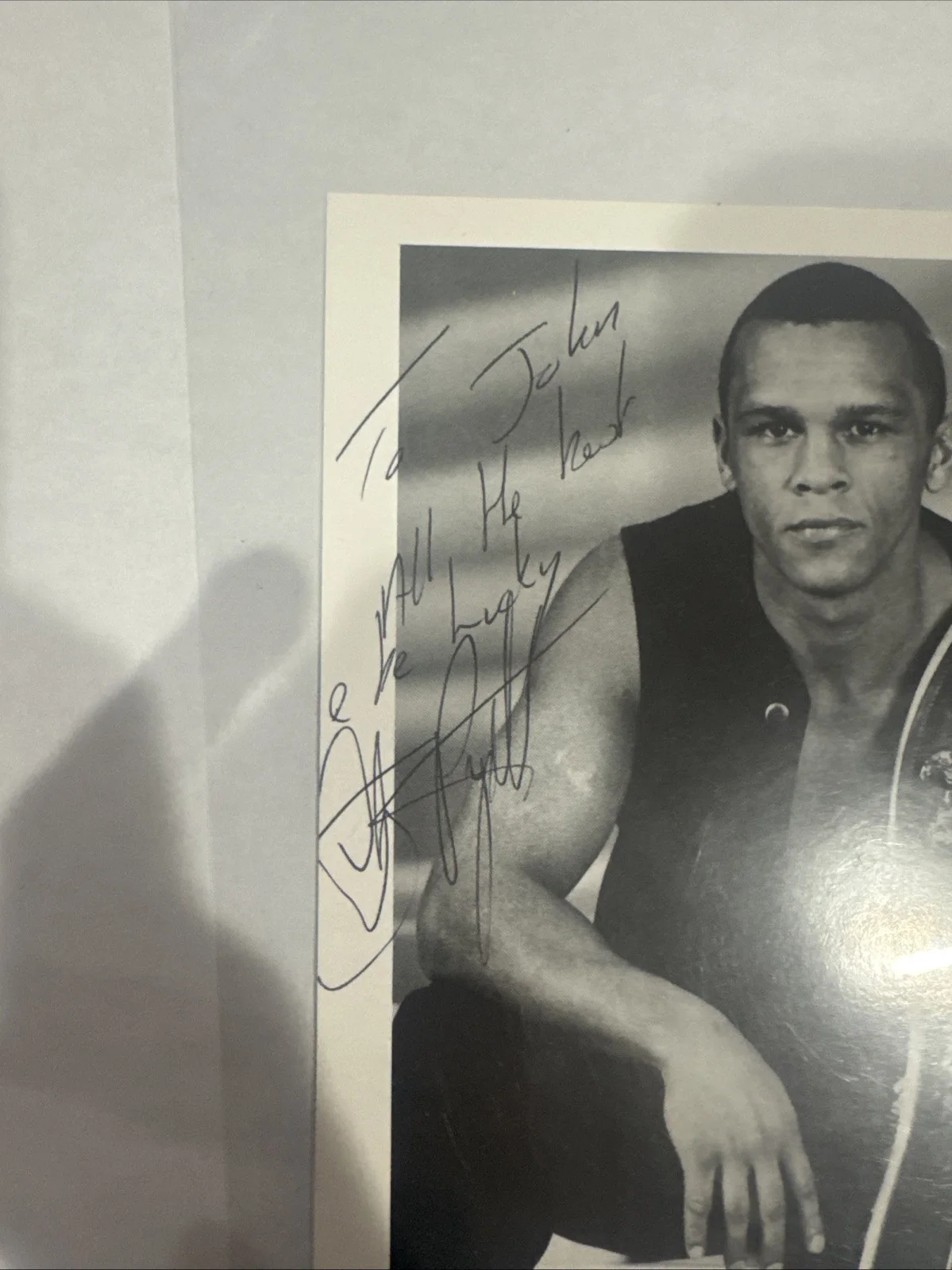 Chris Pyatt Signed 8x6 Photo Autographed HOF Champion Boxer Middle Weight, изображение 2