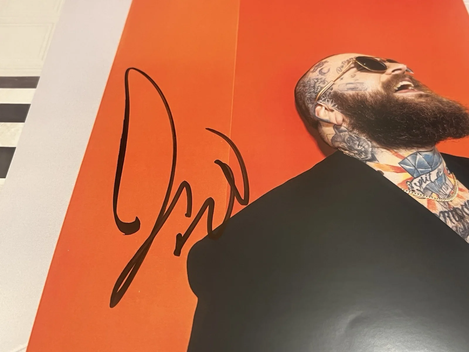 TEDDY SWIMS SIGNED SINCE I TRIED EVERYTHING BUT THERAPY ART CARD RECORD AUTO COA, изображение 3