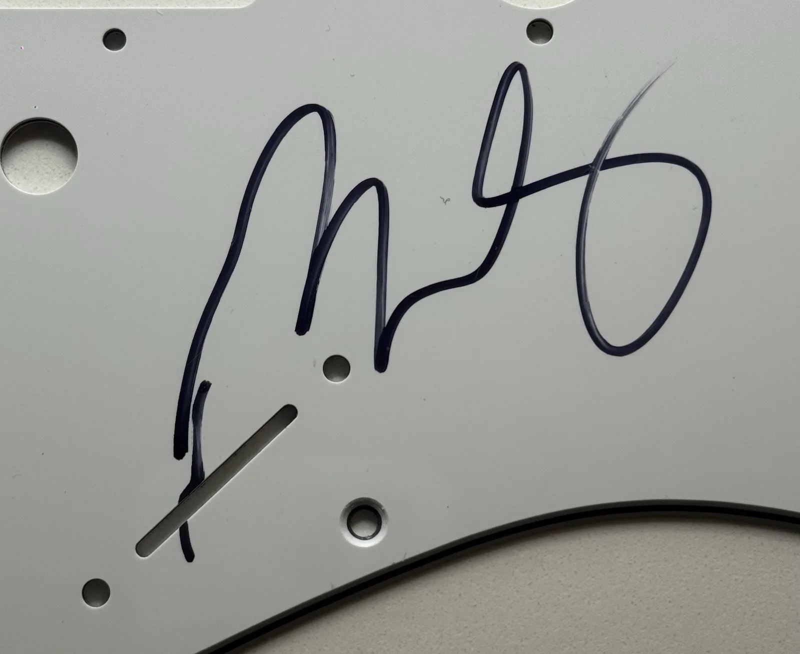 Brad Paisley Autograph Signed Stratocaster Pickguard with Beckett COA, image 3