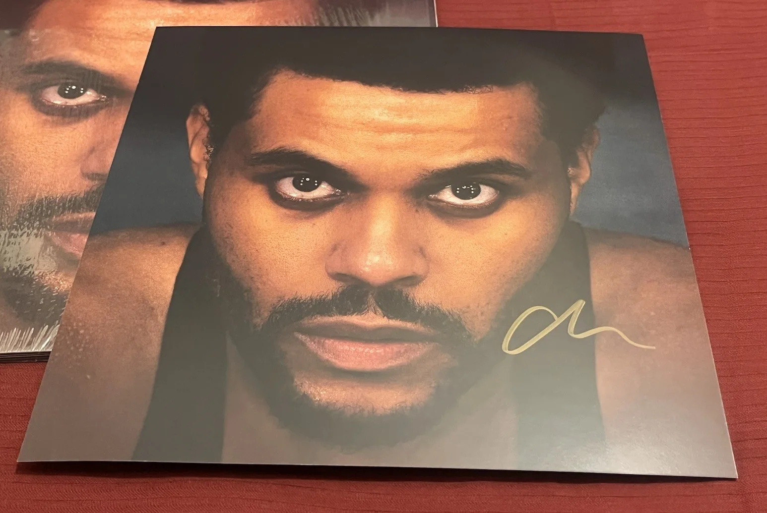 THE WEEKND SIGNED HURRY UP TOMORROW VINYL ART CARD + RECORD 12" AUTOGRAPH COA, изображение 4