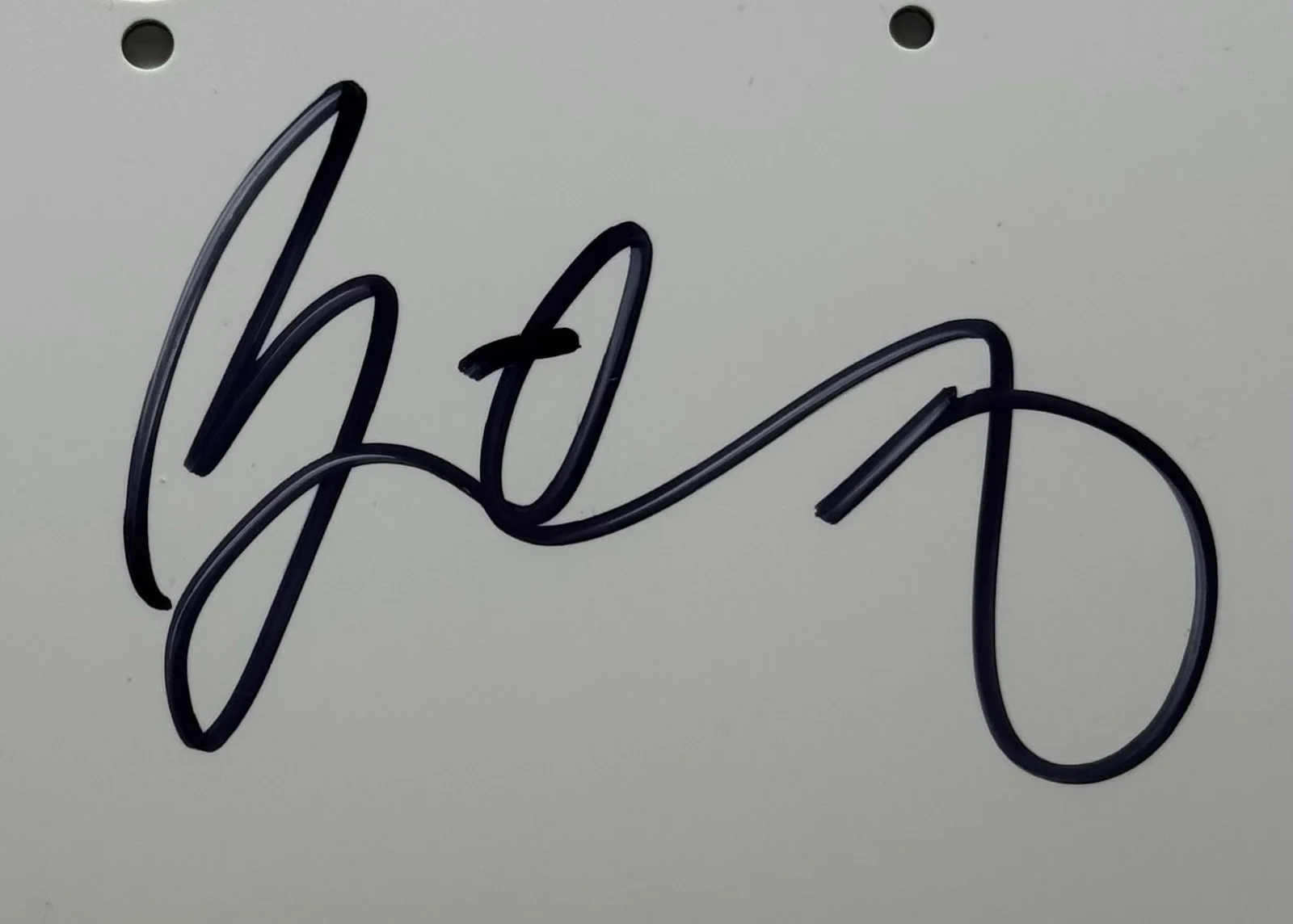 Brad Paisley Autograph Signed Stratocaster Pickguard with Beckett COA, изображение 3
