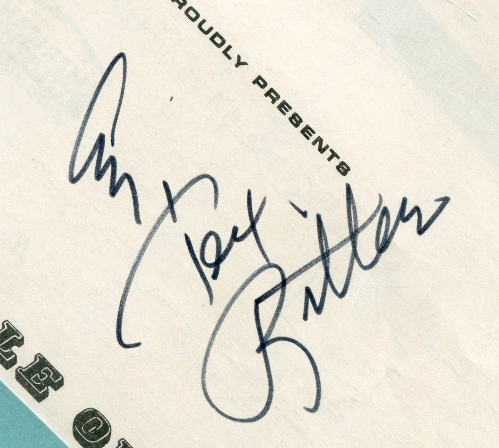 Tex Ritter Signed Program and Tickets, American Legion Post, Ferguson, MO, image 3