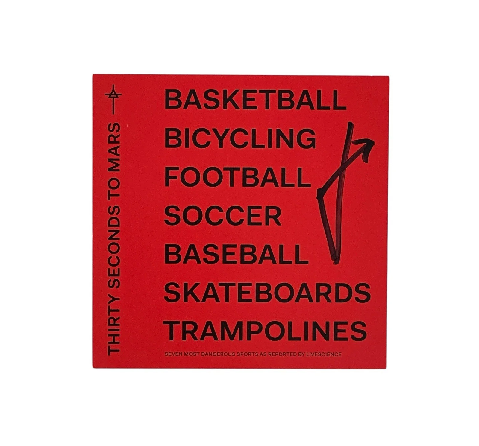 Jared Leto Autographed Signed Thirty Seconds To Mars America CD ACOA Certified, изображение 3