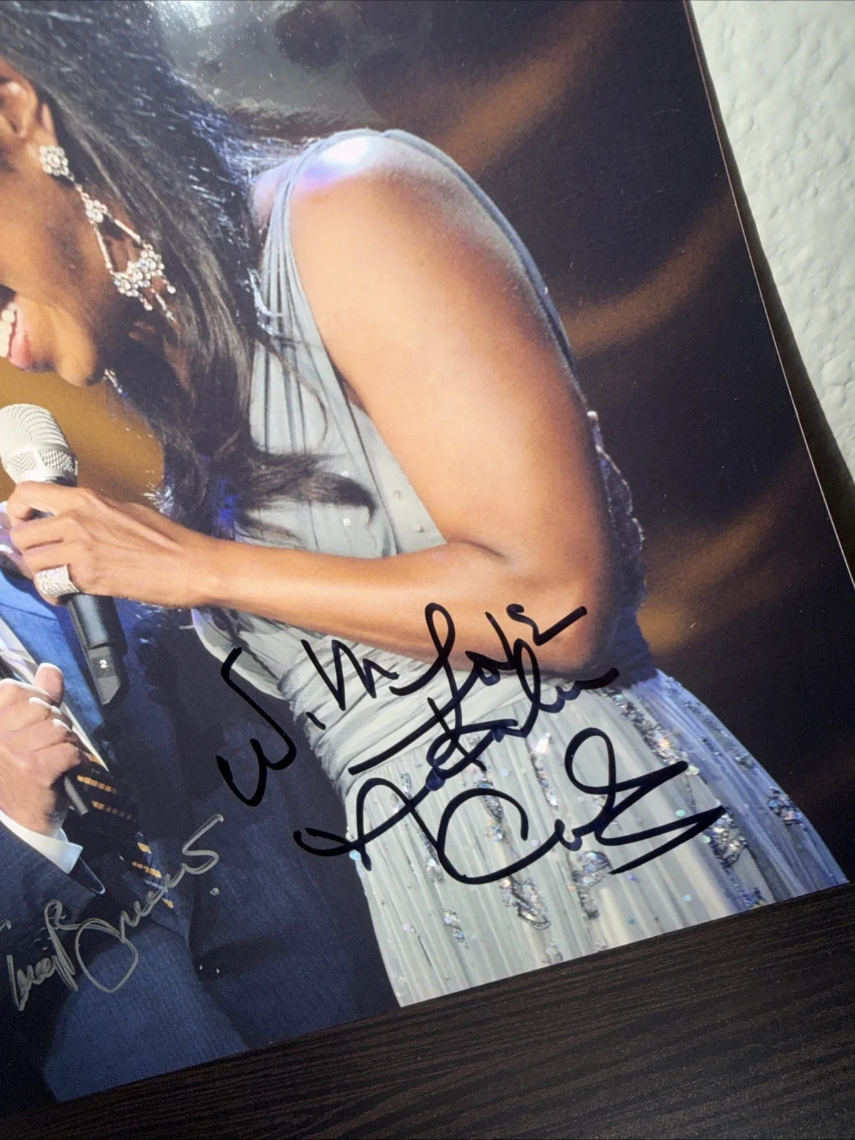Tony Bennett Natalie Cole Signed 8x10 Photo Combo Rare Legends, image 3