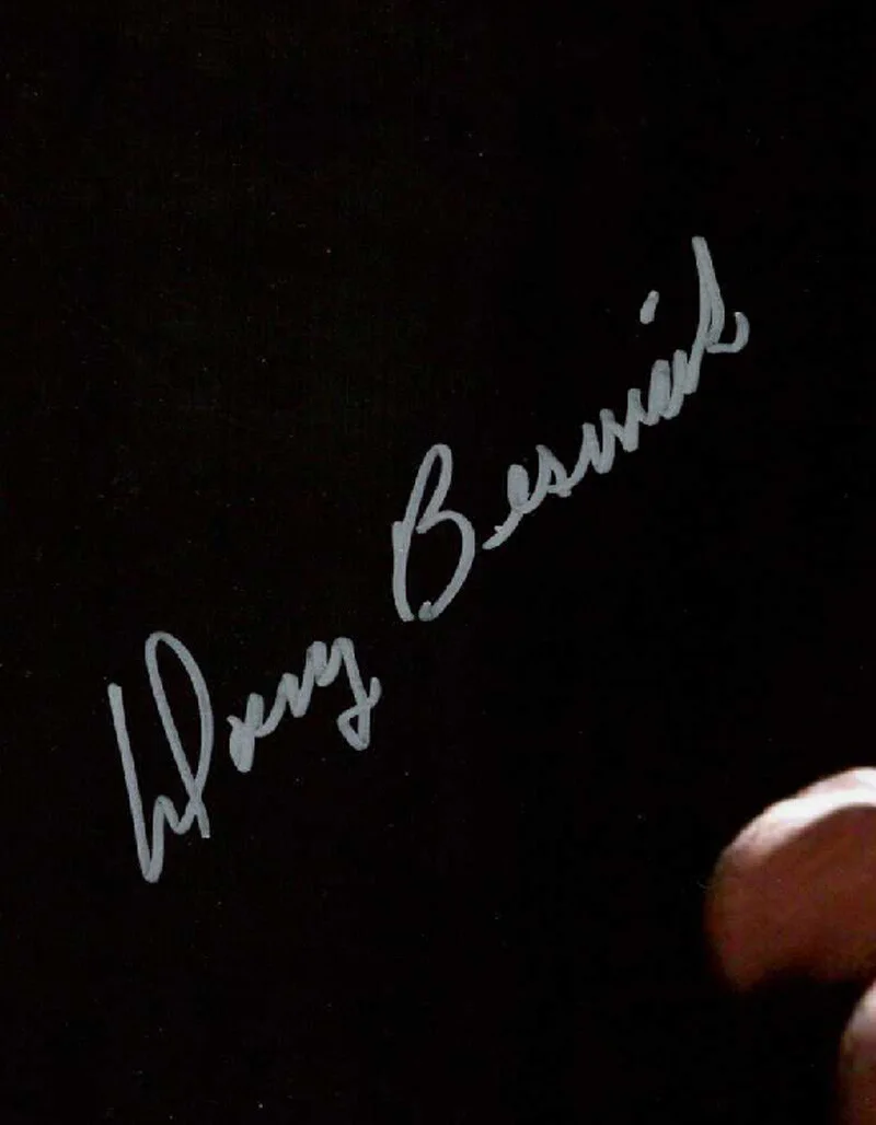 DOUG BESWICK SIGNED 11x14 PHOTO FIGRIN D'AN CANTINA BAND ILM STAR WARS BECKET, изображение 2