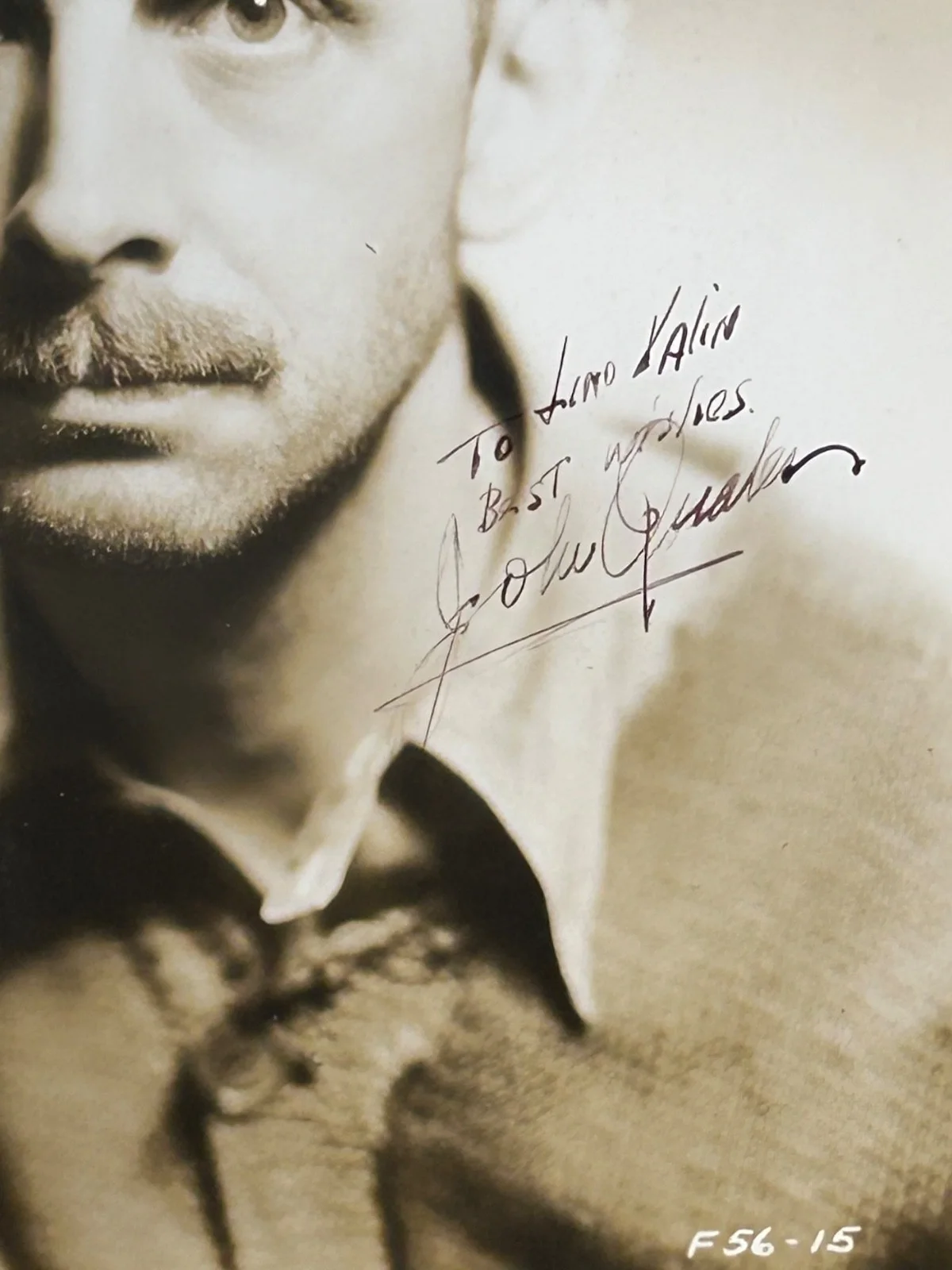 JOHN QUALEN—SIGNED PHOTO—John Ford Films Grapes of Wrath—His Girl Friday, изображение 3