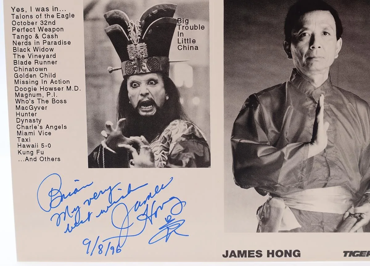 James Hon — David Lo Pan Big Trouble in Little China James Hong AUTOGRAPHED 6x8 Photo, изображение 2