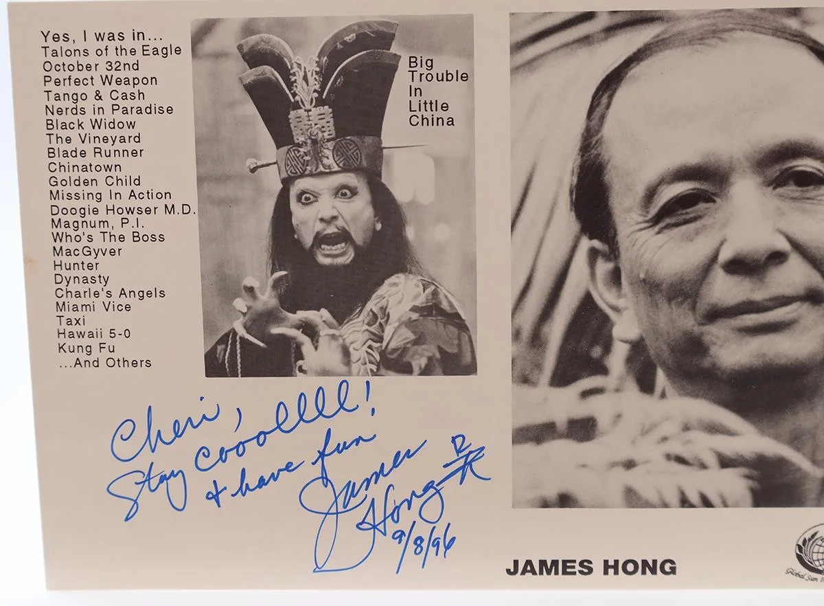 James Hon — David Lo Pan Big Trouble in Little China James Hong AUTOGRAPHED 6x8 Photo, изображение 2