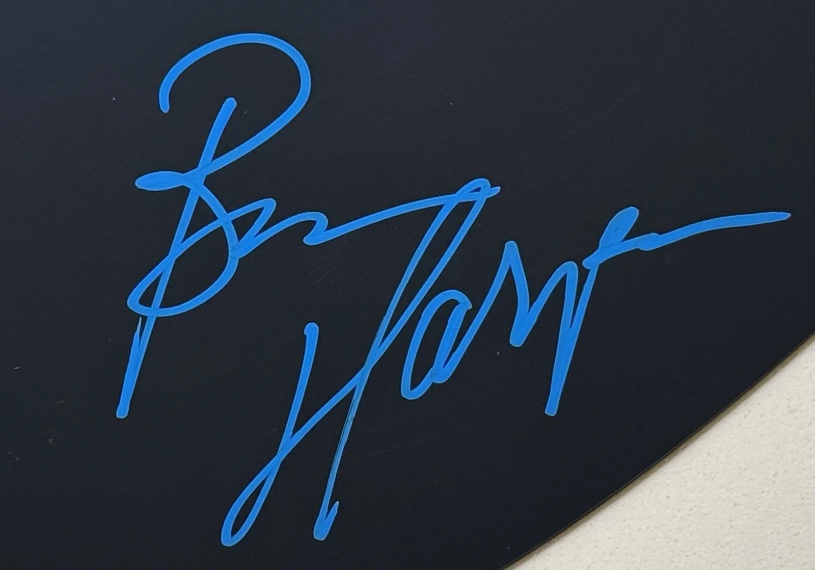 Ben Harper Autograph Signed Acoustic Guitar Pickguard with Beckett COA, image 2