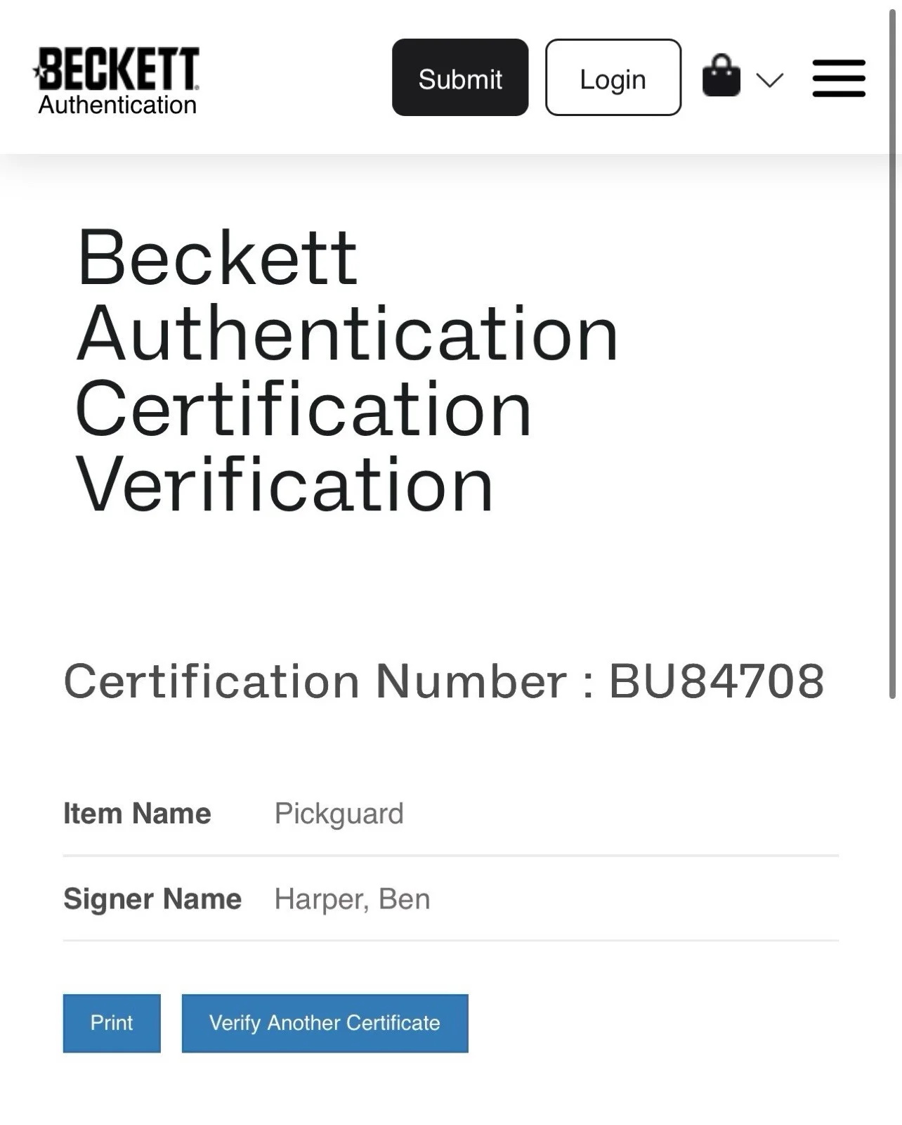 Ben Harper Autograph Signed Acoustic Guitar Pickguard with Beckett COA, image 4