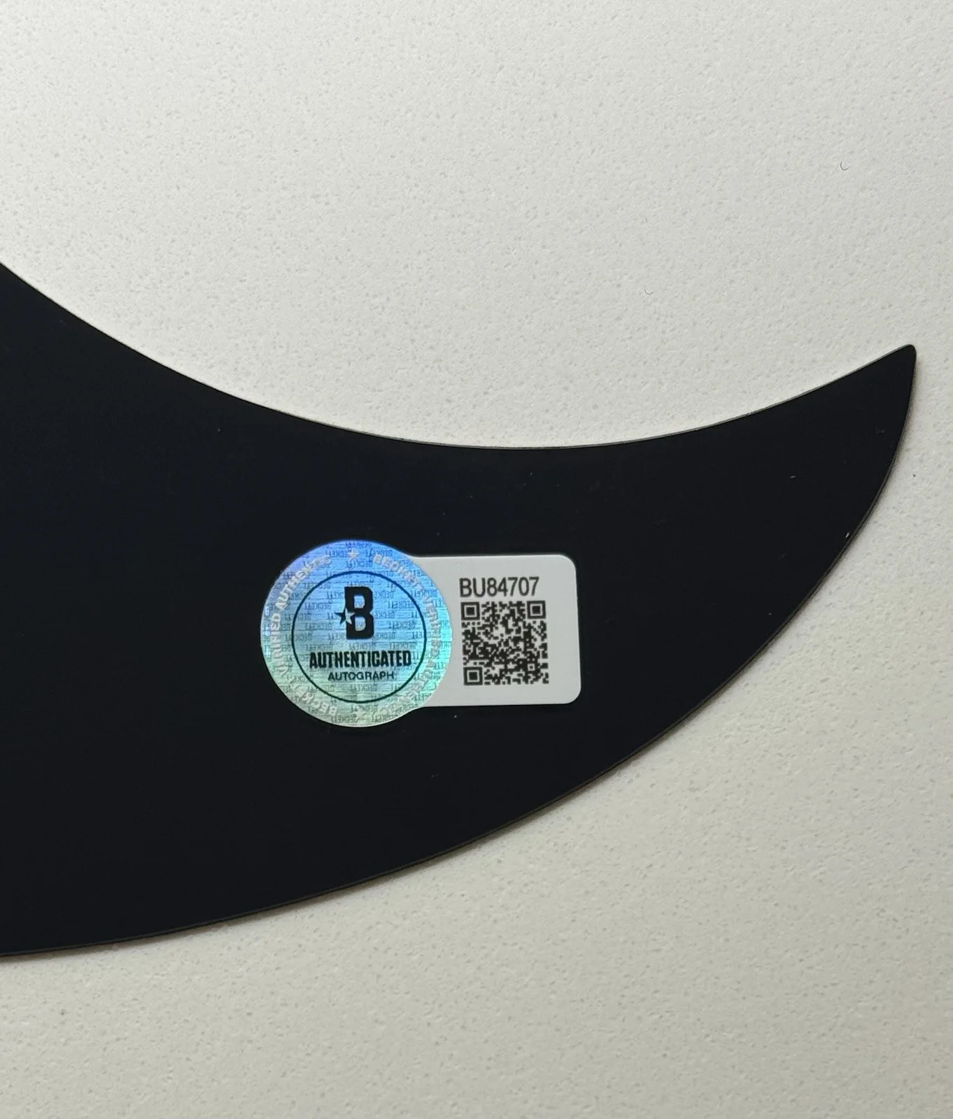 Ben Harper Autograph Signed Acoustic Guitar Pickguard with Beckett COA, image 3