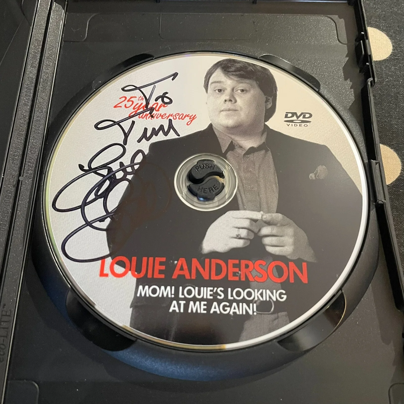 Louie Anderson — Louie Anderson MOM! Louie's Looking At Me Again! Live at the Guthrie DVD SIGNED, image 3