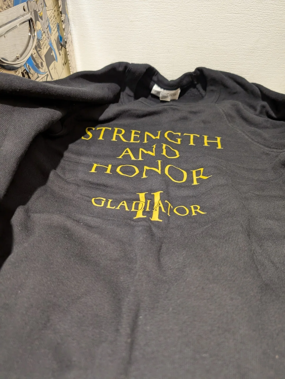 Gladiator 2 II Film Movie Promo Jumper NEW Large L Strength & Honour Paramount, изображение 5