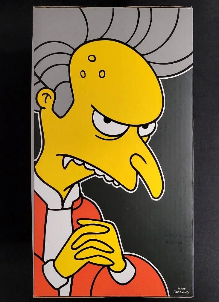 Matt Groening — Matt Groening signed sketch Vampire Mr. Burns Action Figure autograph ~ JSA, image 4