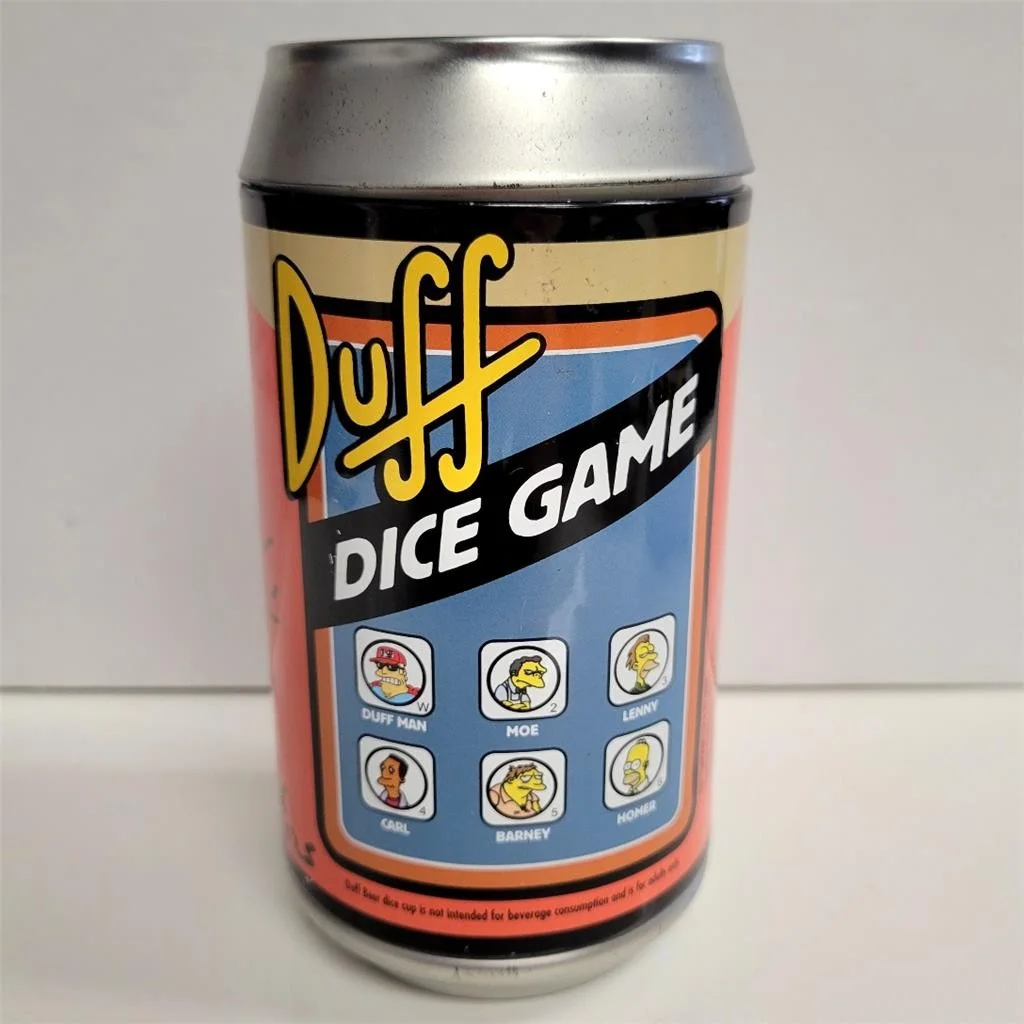 Matt Groening — Matt Groening signed Homer Simpsons sketch Duff Dice Can Game autograph ~ JSA, изображение 2