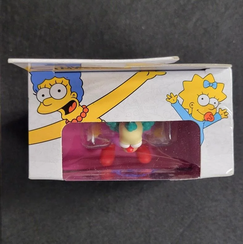 Matt Groening — Matt Groening signed 2.5" Homer sketch Krusty the Clown Mini Figure auto ~ JSA, image 3