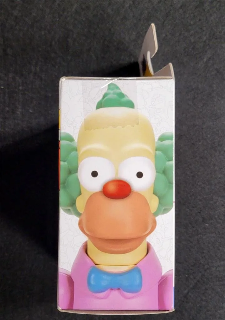Matt Groening — Matt Groening signed 2.5" Homer sketch Krusty the Clown Mini Figure auto ~ JSA, image 4