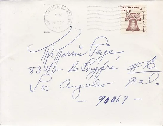FIFI D'ORSAY Original Vintage 1977 SIGNED AUTOGRAPHED Christmas Holiday Card, image 3