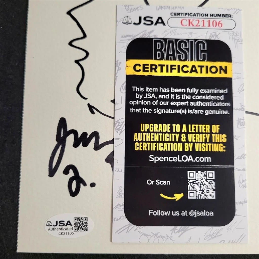 Matt Groening — Matt Groening + James L Brooks signed Original Blinky Fish 11x14 sketch auto JSA, image 4