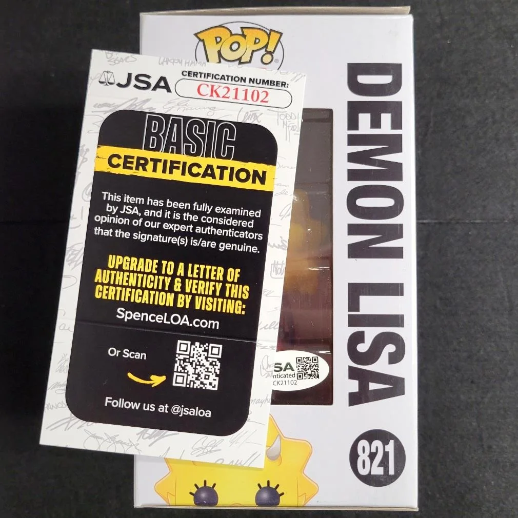 Matt Groening — Matt Groening signed sketch The Simpsons Demon Lisa Funko Pop! 821 autograph JSA, изображение 3