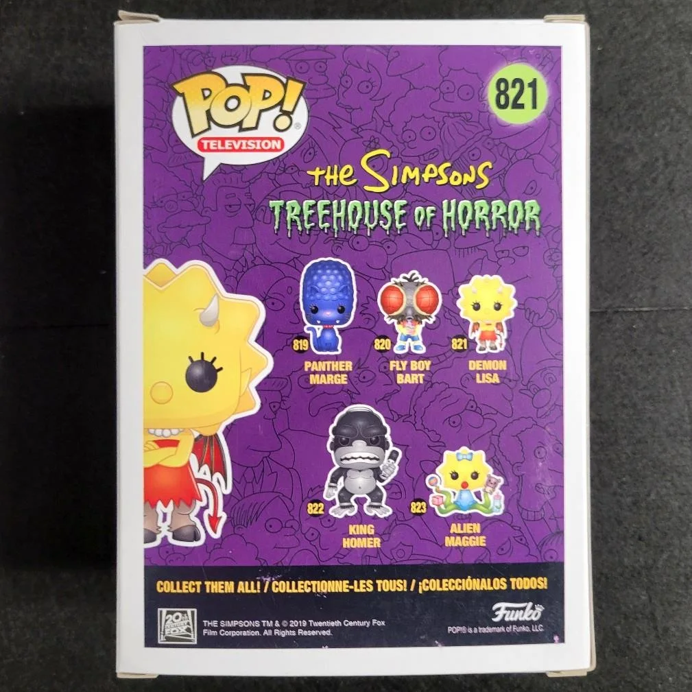 Matt Groening — Matt Groening signed sketch The Simpsons Demon Lisa Funko Pop! 821 autograph JSA, изображение 5