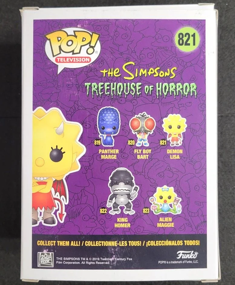 Matt Groening — Matt Groening signed sketched The Simpsons Lisa Funko Pop! 821 autograph JSA, image 4