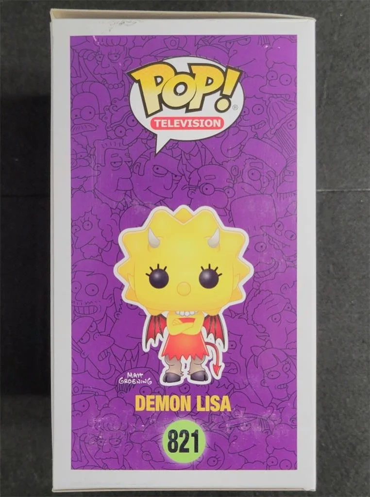 Matt Groening — Matt Groening signed sketched The Simpsons Lisa Funko Pop! 821 autograph JSA, image 5