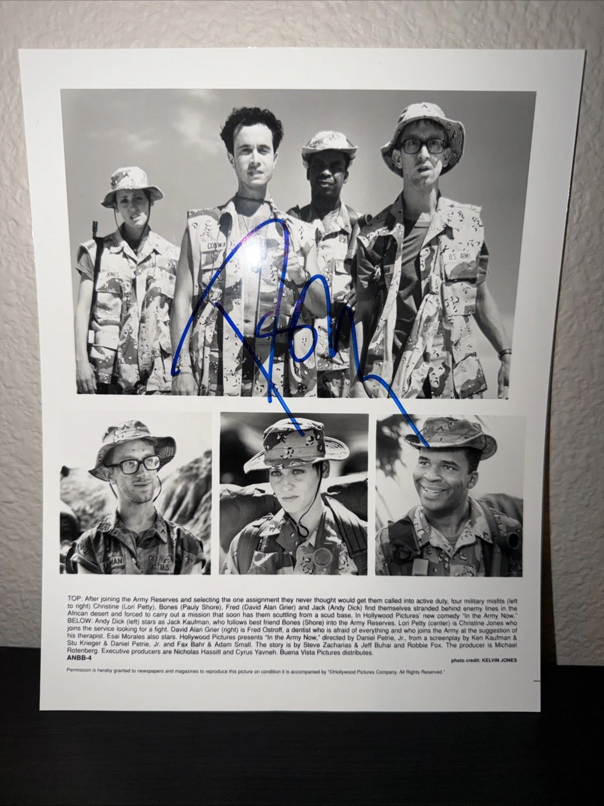Pauly Shore — Pauly Shore Signed 8x10 Photo Autograph Lobby Card