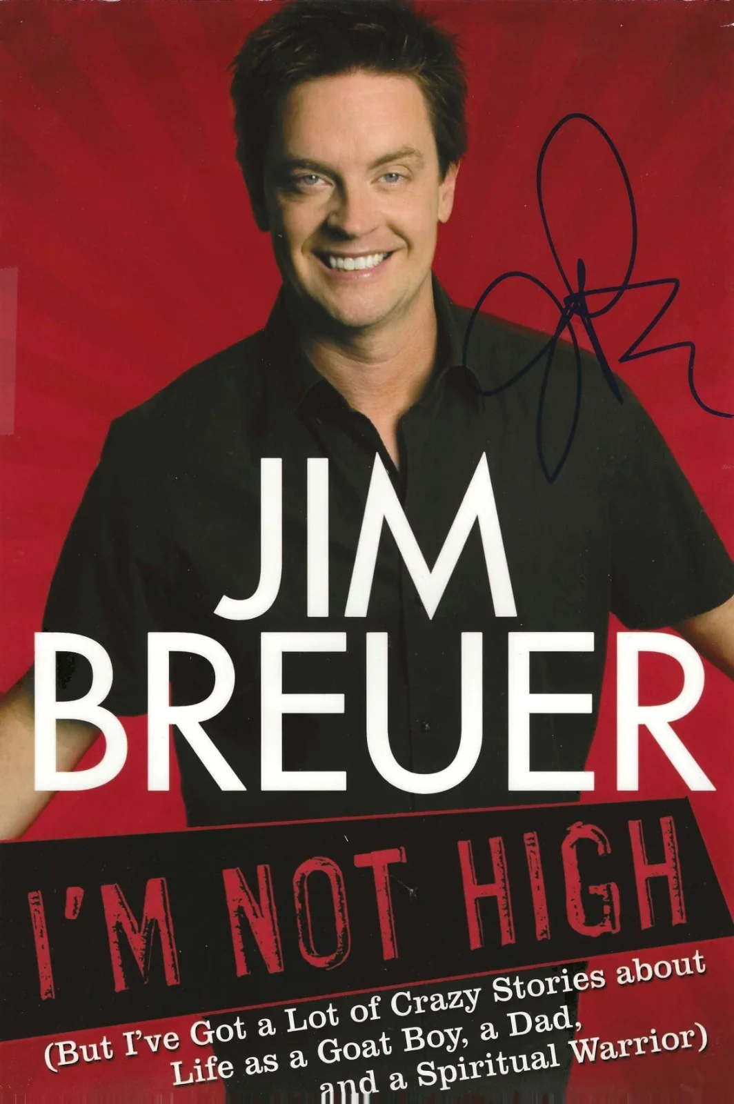 Jim Breuer — JIM BREUER SIGNED 8X12 PHOTO AUTOGRAPHED PHOTO COMEDIAN HALF BAKED SNL
