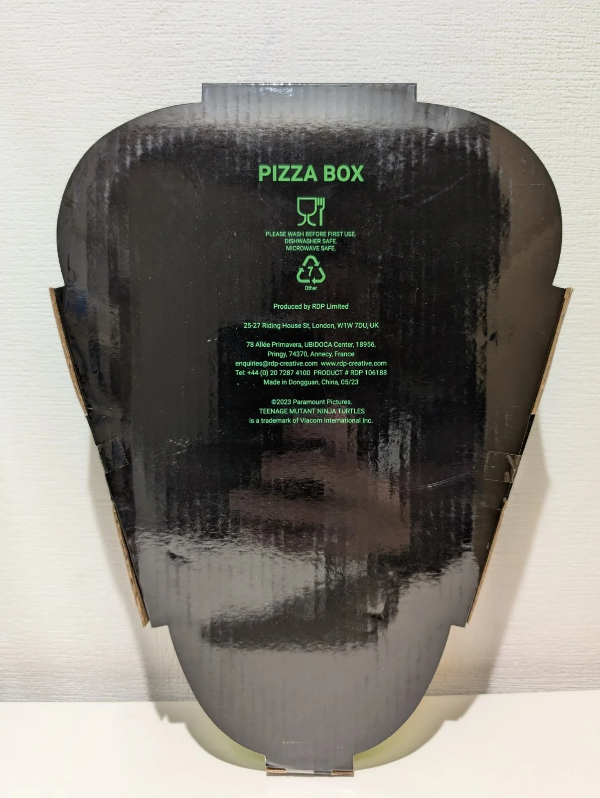 Teenage Mutant Ninja Turtles Mutant Mayhem Movie Promo Pizza Box NEW Lunch TMNT, изображение 4